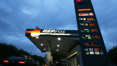Gasolinera de Repsol.