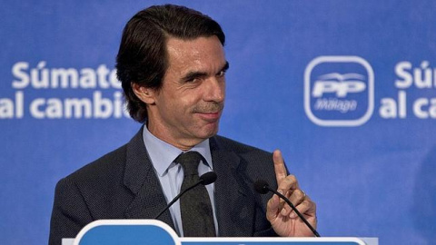 Aznar, en una imagen de archivo