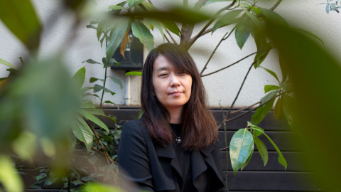 La escritora coreana Han Kang.-ARIADNA ARNÉS