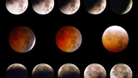 Secuencia del eclipse lunar del 28 de octubre de 2004
