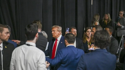 Donald Trump, este miércoles.