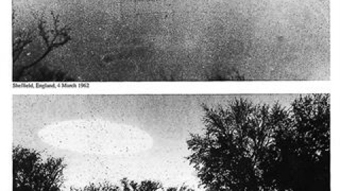 Imágenes de supuestos avistamientos OVNI. EP