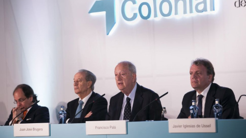 Imagen de la junta de accionistas de Colonial de 2016. E.P.