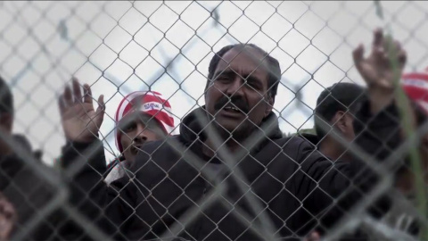 Mehboob, en el campo de detención de Samos, en Grecia. / MÉDICOS SIN FRONTERAS