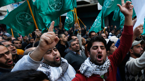 Seguidores del movimiento de los Hermanos Musulmanes, en una imagen de archivo. REUTERS