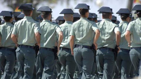 En la Guardia Civil el número de mujeres representa el 6% en toda España. / EFE