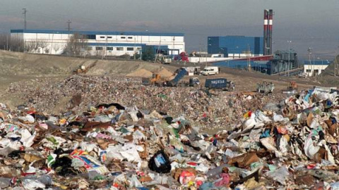 Imagen del vertedero de Valdemingómez, en Madrid. / Archivo EFE