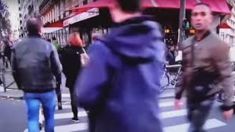 Captura del vídeo en el que aparece Salah Abdeslam en el distrito X.