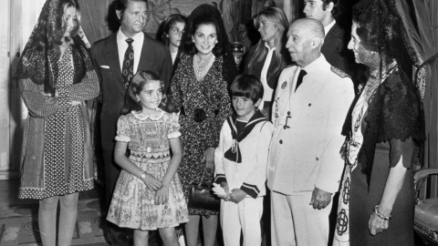 La familia Franco.- EFE