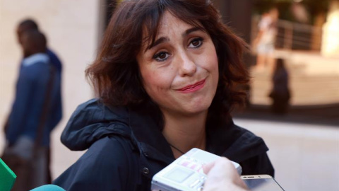 Juana Rivas a su llegada hoy al juzgado de lo Penal 1 de Granada - EFE/Pepe Torres