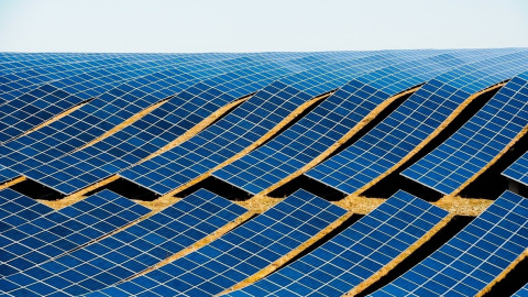 paneles de energía solar. E.P.