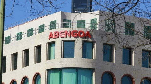 Sede de Abengoa en Madrid. E.P.