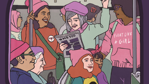 Detalle de la portada del libro 'Un feminismo del 99%'.- LENGUA DE TRAPO Y CTXT