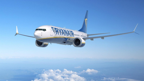 Avión de Ryanair. EP