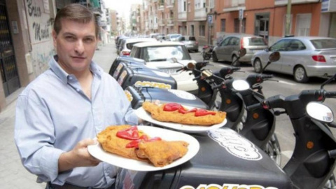 César Román, más conocido como el 'rey del cachopo', en una imagen de archivo.