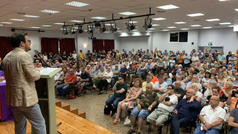 Alberto Garzón a l'assemblea d'Esquerra Unida Catalunya. @eunidacat