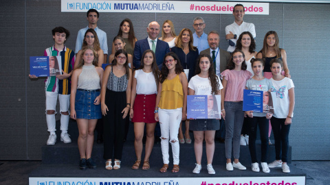 En la imagen, todos los ganadores de la pasada edición | Fundación Mutua Madrileña