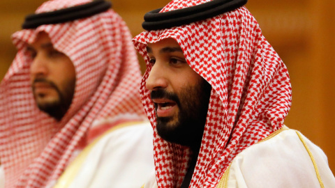 El príncipe heredero Mohammed bin Salman en una reunión el 22 de febrero de 2019 | AFP