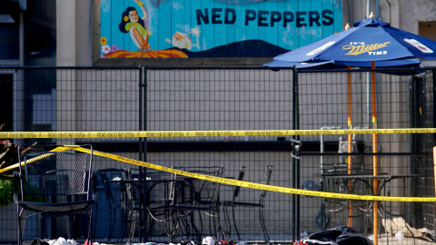 Escenas posteriores al tiroteo que acabó con la vida de nueve personas en Dayton, Ohio. / Reuters
