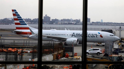 El Boeing 737 Max 8 de American Airlines./EFE