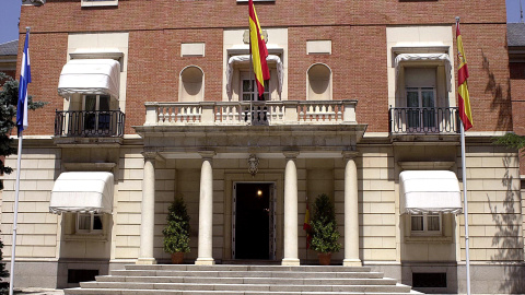 Imagen de la fachada exterior del Palacio de la Moncloa. Foto: EFE/ Pilar Mata.