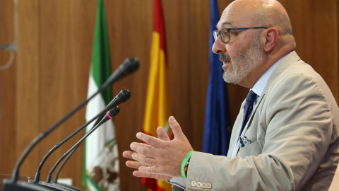 Alejandro Hernández, portavoz de Vox en el Parlamento de Andalucía. Europa Press