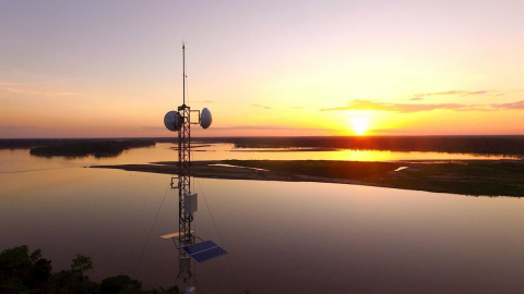 Torre de telecomunicaciones móviles de Telefónica. E.P.