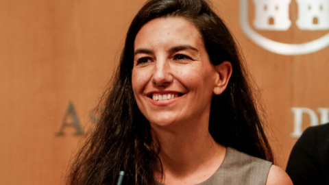 La portavoz de Vox, Rocío Monasterio, en la Asamblea de Madrid | Europa Press