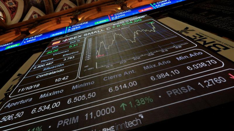 11/10/2019 - Bolsa de Madrid. EFE/Fernando Alvarado