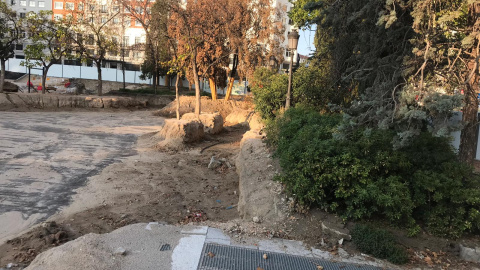 Imagen de los destrozos causados a los árboles. ECOLOGISTAS EN ACCIÓN