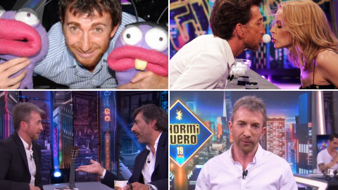 Pablo Motos en 'El Hormiguero' a lo largo de los años. Pablo Motos en 'El Hormiguero' a lo largo de los años.
