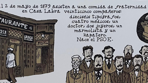 Una imagen del cómic de Zapico. Una imagen del cómic de Zapico.