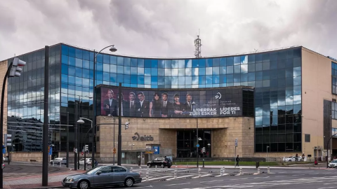 La sede de EITB en Bilbao. Imagen de archivo. La sede de EITB en Bilbao. Imagen de archivo.