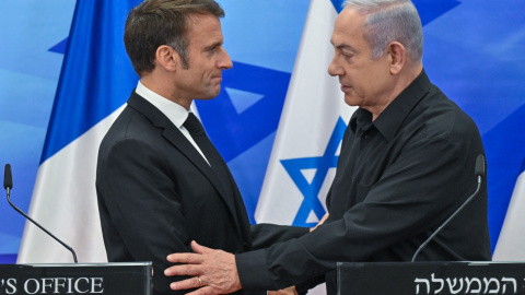 Netanyahu Macron Netanyahu Macron
