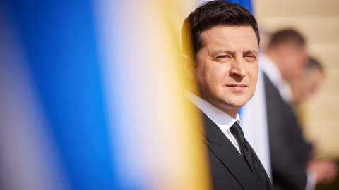 05/10/2021 El presidente de Ucrania, Volodymyr Zelensky, en una imagen de archivo