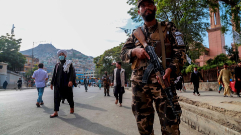 14/10/2021- Un soldado talibán en Kabul este 14 de octubre de 2021.