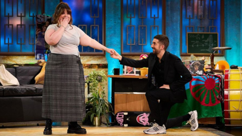 Imagen destacada Lalachus y David Broncano en 'La Revuelta' / RTVE