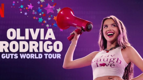 Imagen destacada Imagen promocional de 'Olivia Rodrigo: GUTS World Tour', disponible en Netflix.