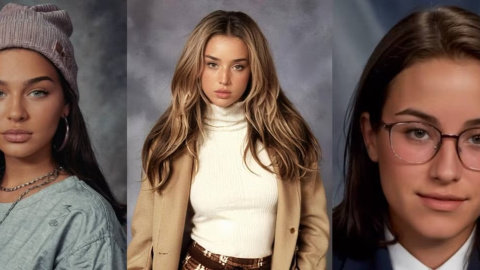 La versión adolescente de Laura Escanes, Lola Índigo y Paula Gonu según la app EPIK. La versión adolescente de Laura Escanes, Lola Índigo y Paula Gonu según la app EPIK.