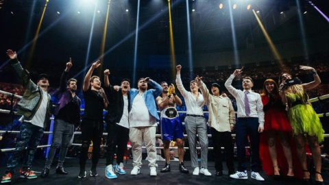 Imagen destacada (2) Una foto compartida por Ibai en su Instagram de la Velada del Año 2, celebrada en 2022.