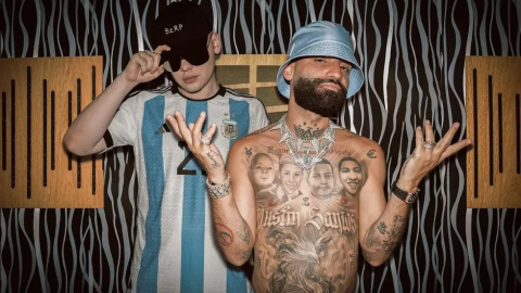 Arcángel, en la colaboración con Bizarrap. Foto: Instagram @bizarrap Arcángel, en la colaboración con Bizarrap. Foto: Instagram @bizarrap