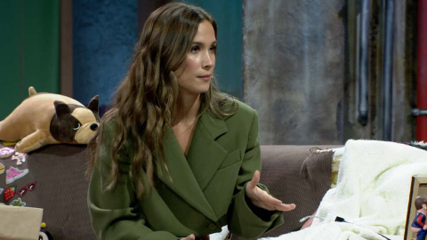 Maria Pombo, en La Resistencia La influencer María Pombo, durante la entrevista que concedió a David Broncano en 'La Resistencia'. Fuente: El Terrat.