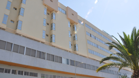 Imagen de la fachada del Hospital Universitario Virgen de la Victoria en Málaga. Imagen de la fachada del Hospital Universitario Virgen de la Victoria en Málaga.