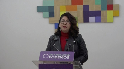 Raquel Martínez, coordinadora de Podemos en Andalucía. Raquel Martínez, coordinadora de Podemos en Andalucía.