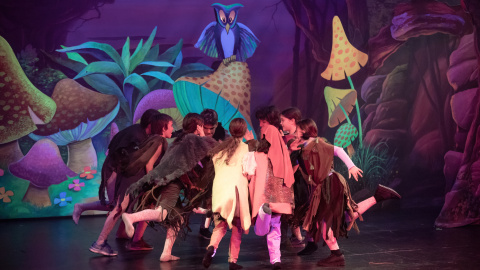 Una escena dels Pastorets de Mataró Una escena dels Pastorets de Mataró