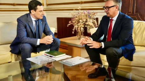 PososAnarquia_PP_Vox estaaa Moreno Bonilla junto al portavoz de Vox en Andalucía, Manuel Gavira