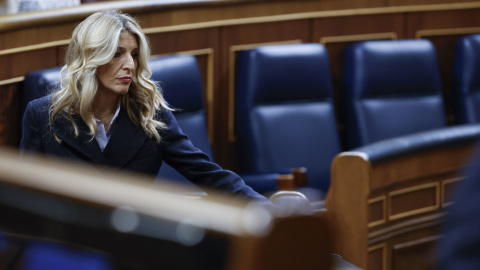 Yolanda Díaz La ministra de Trabajo, Yolanda Díaz, en el Congreso.