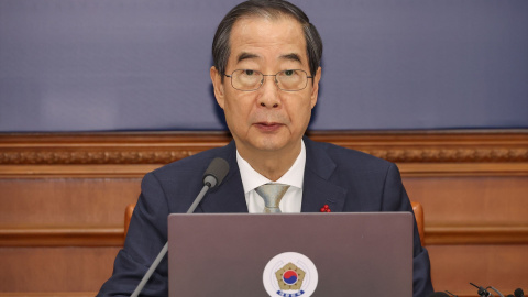 Han Duck-soo, primer ministro de Corea del Sur y presidente interino, en una imagen de archivo. Han Duck-soo, primer ministro de Corea del Sur y presidente interino, en una imagen de archivo.