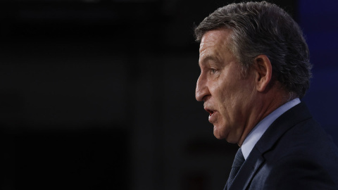 feijoo2712 Alberto Núñez Feijóo comparece este jueves ante la prensa.