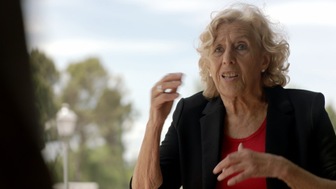 Manuela Carmena en un clip del documental 'Siete días en mayo'.